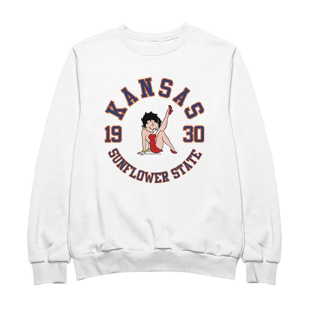 Betty Boop Kansas Sunflower State Women's Sweatshirt