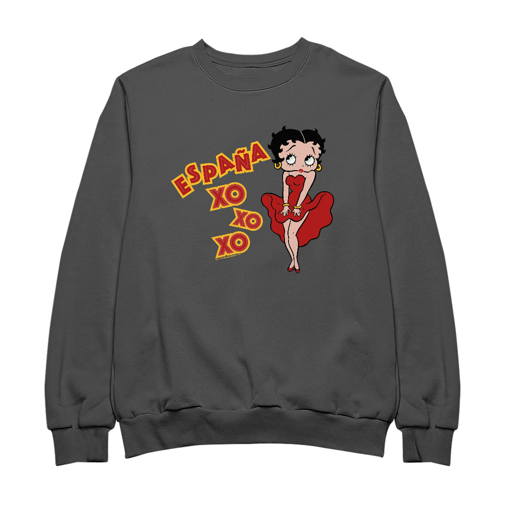 Betty Boop Espana XO XO XO Men's Sweatshirt