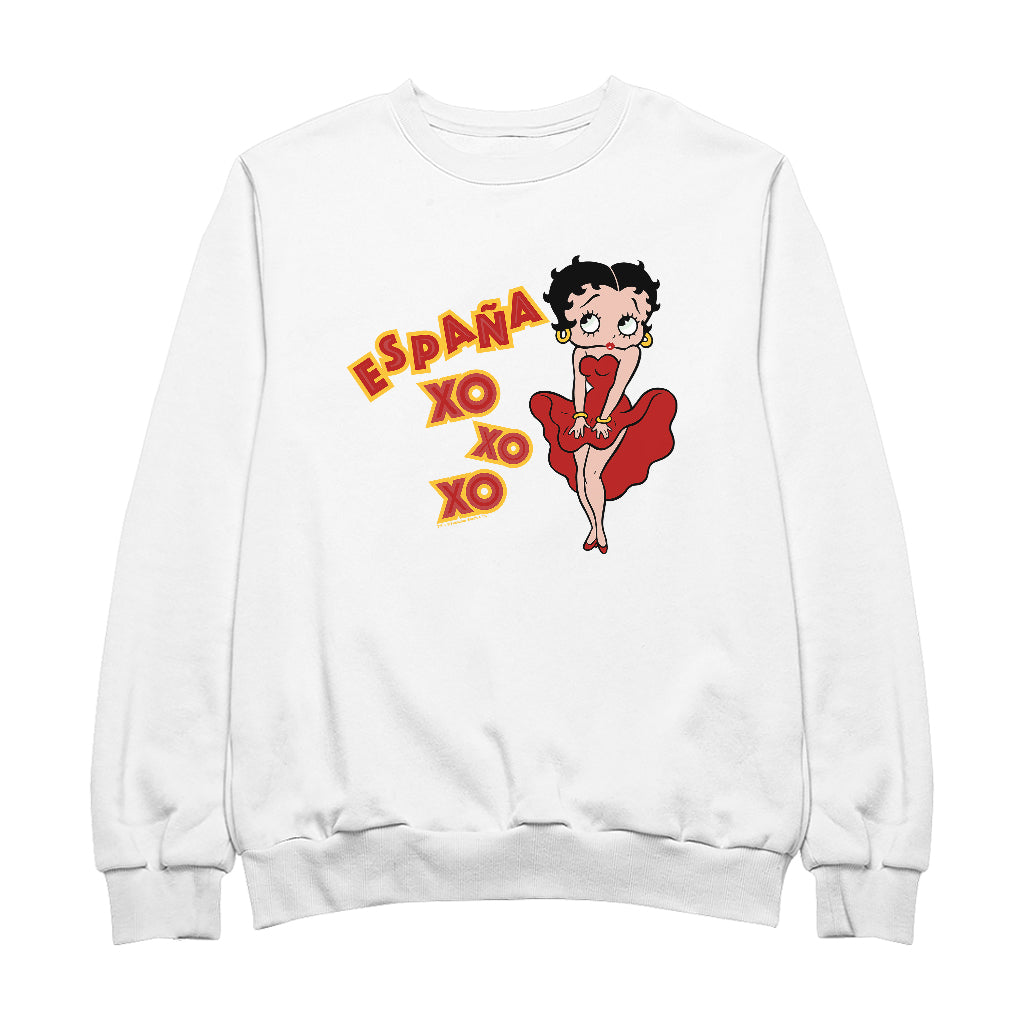 Betty Boop Espana XO XO XO Men's Sweatshirt