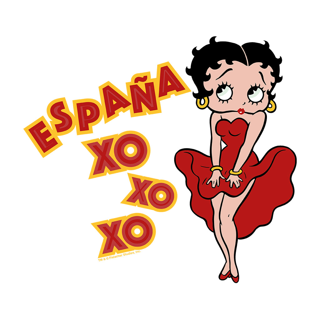 Betty Boop Espana XO XO XO Women's Hooded Sweatshirt