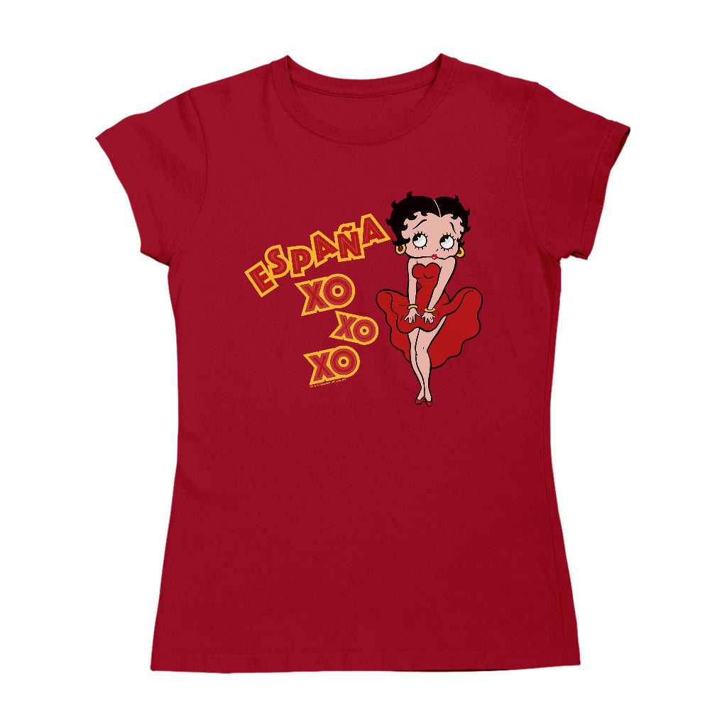 Betty Boop Espana XO XO XO Women's T-Shirt