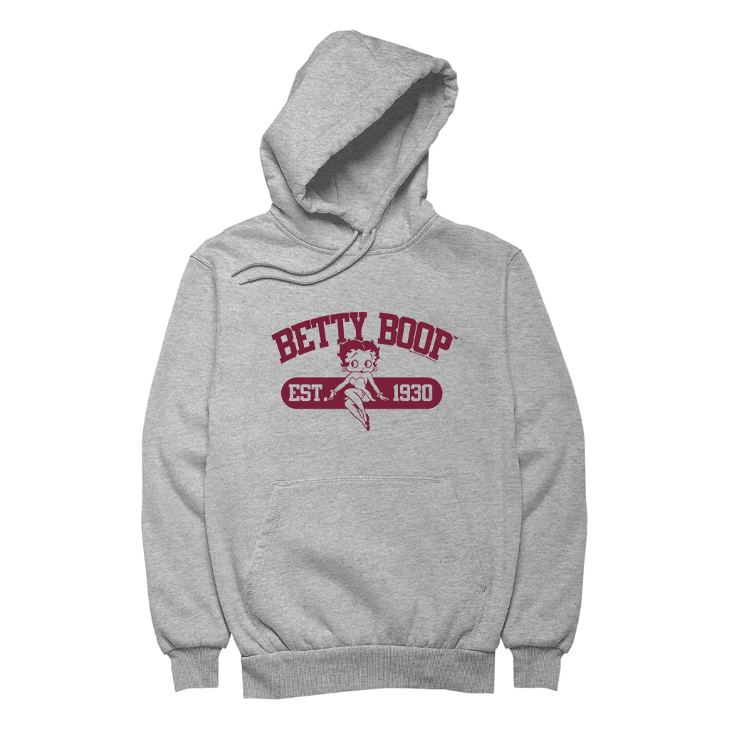 Betty Boop Est. 1930 Varsity Style Men's Hooded Sweatshirt