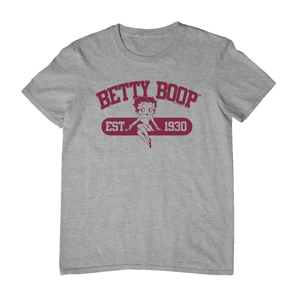 Betty Boop Est. 1930 Varsity Style Men's T-Shirt
