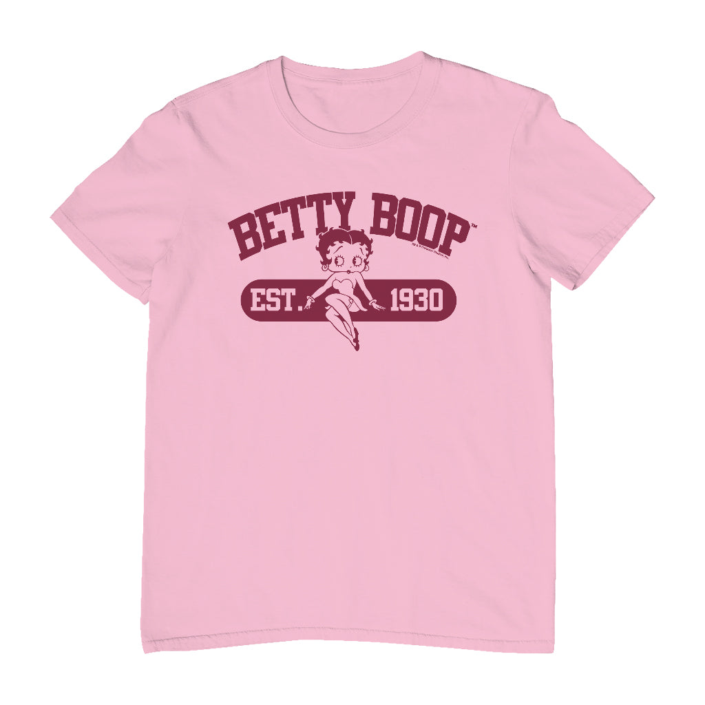 Betty Boop Est. 1930 Varsity Style Men's T-Shirt