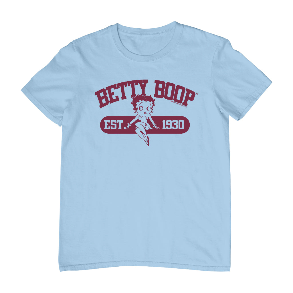 Betty Boop Est. 1930 Varsity Style Men's T-Shirt