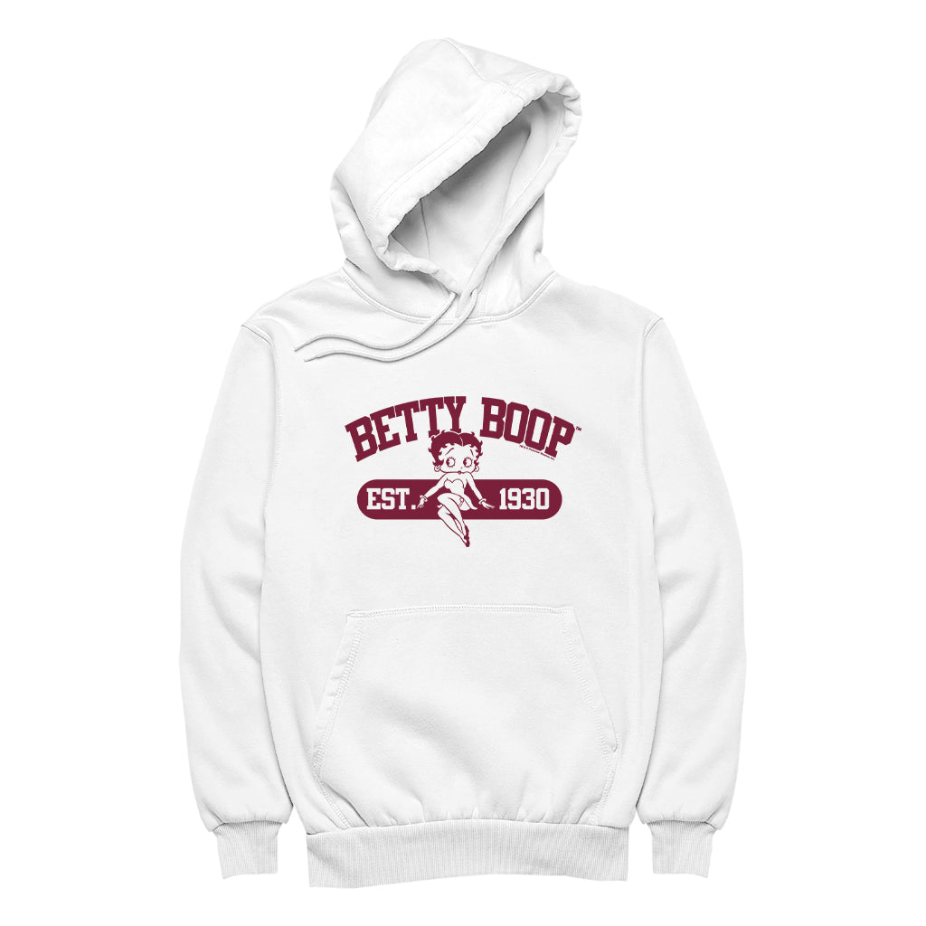 Betty Boop Est. 1930 Varsity Style Women's Hooded Sweatshirt