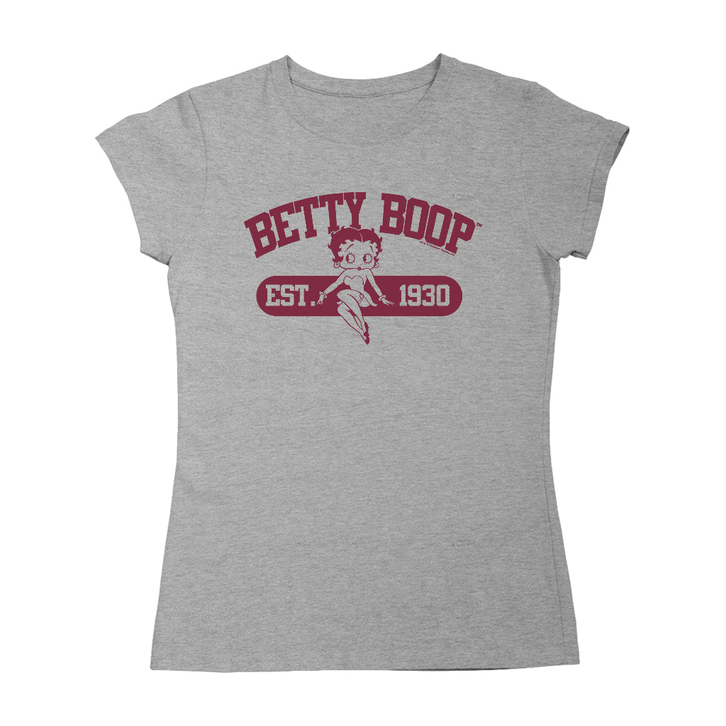 Betty Boop Est. 1930 Varsity Style Women's T-Shirt