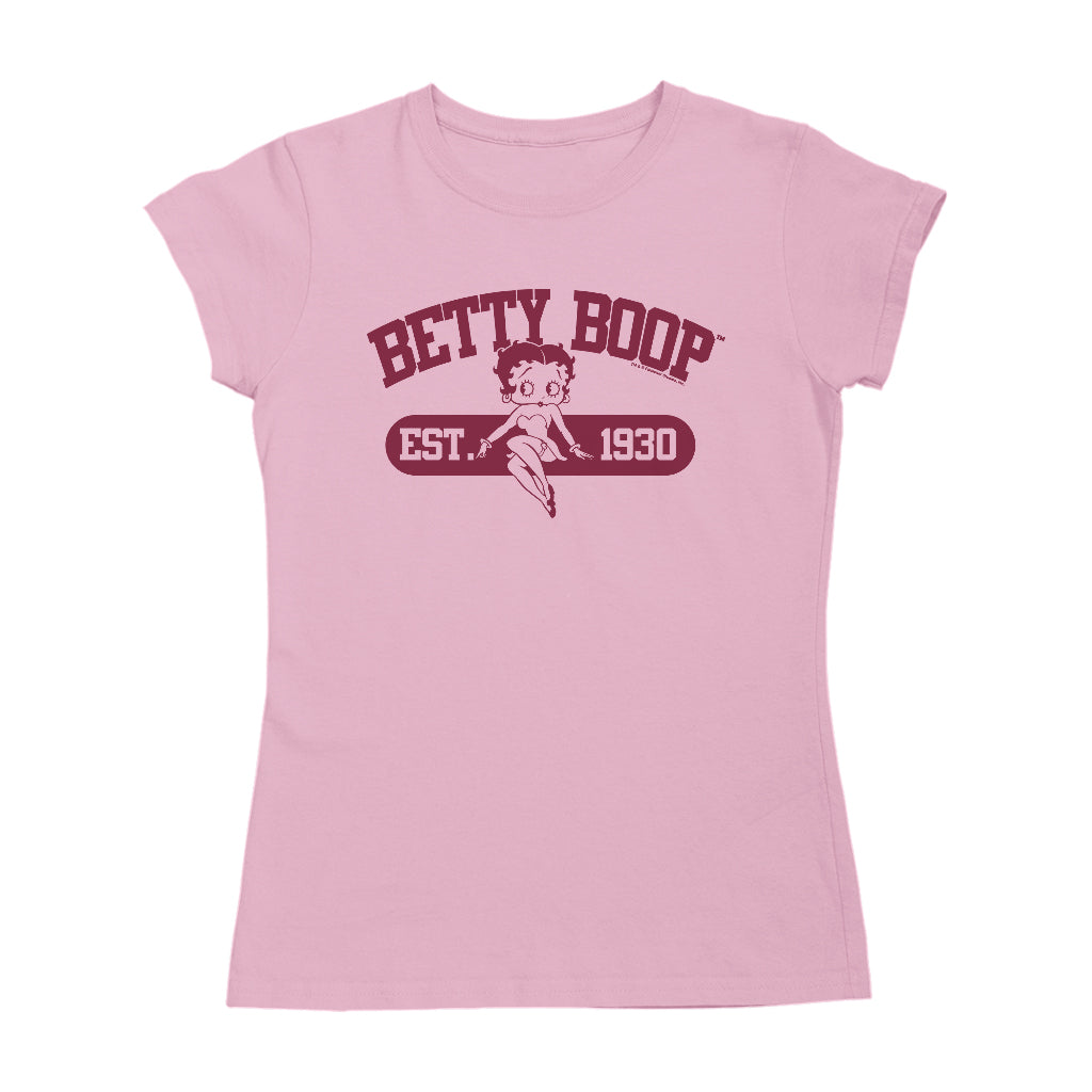 Betty Boop Est. 1930 Varsity Style Women's T-Shirt