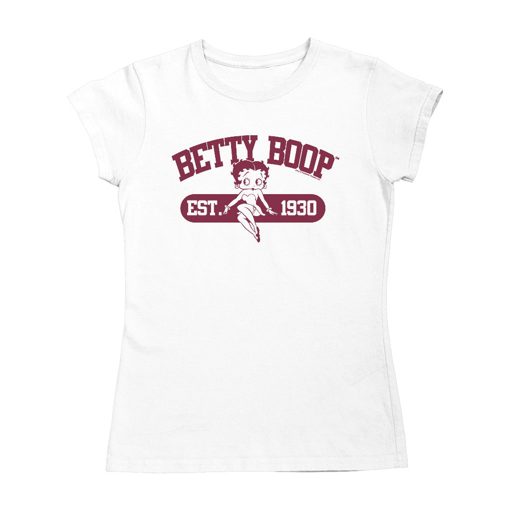Betty Boop Est. 1930 Varsity Style Women's T-Shirt