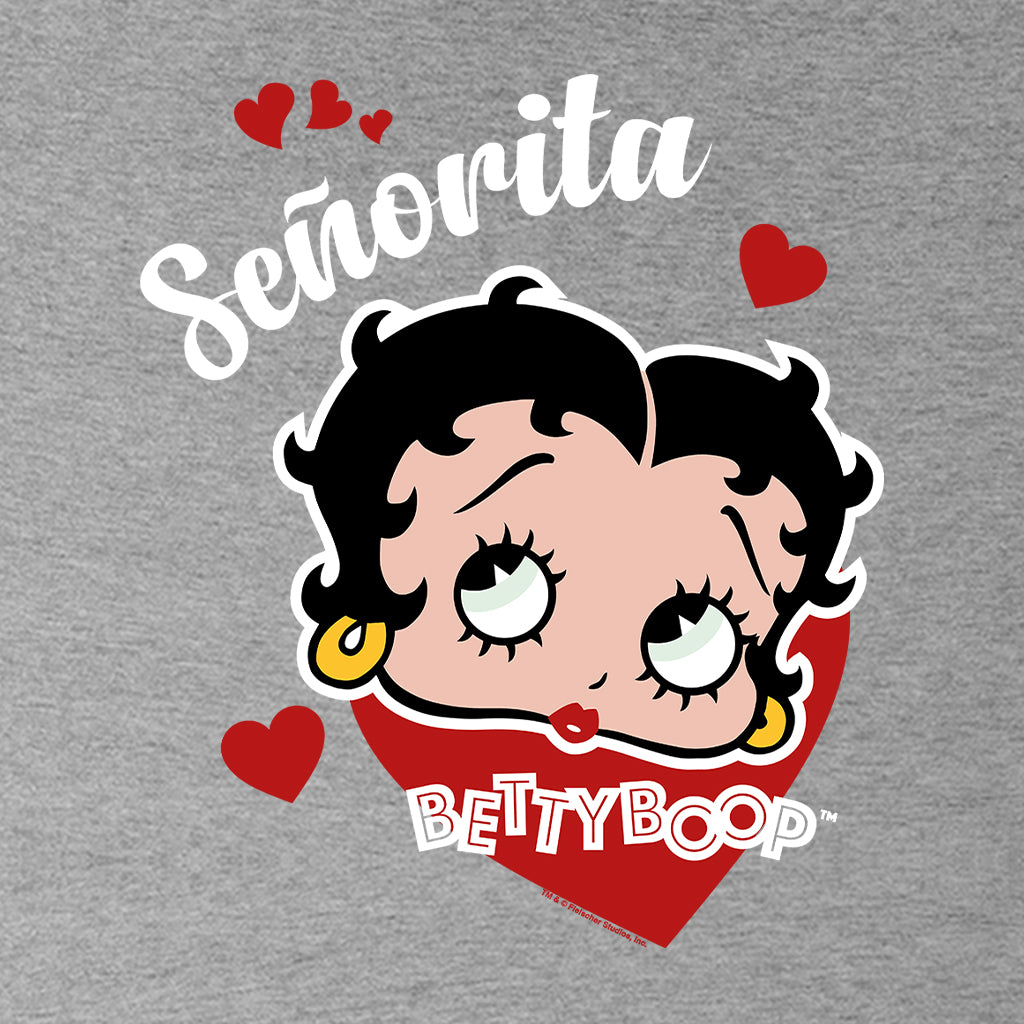 Betty Boop Senorita Hearts Men's Sweatshirt