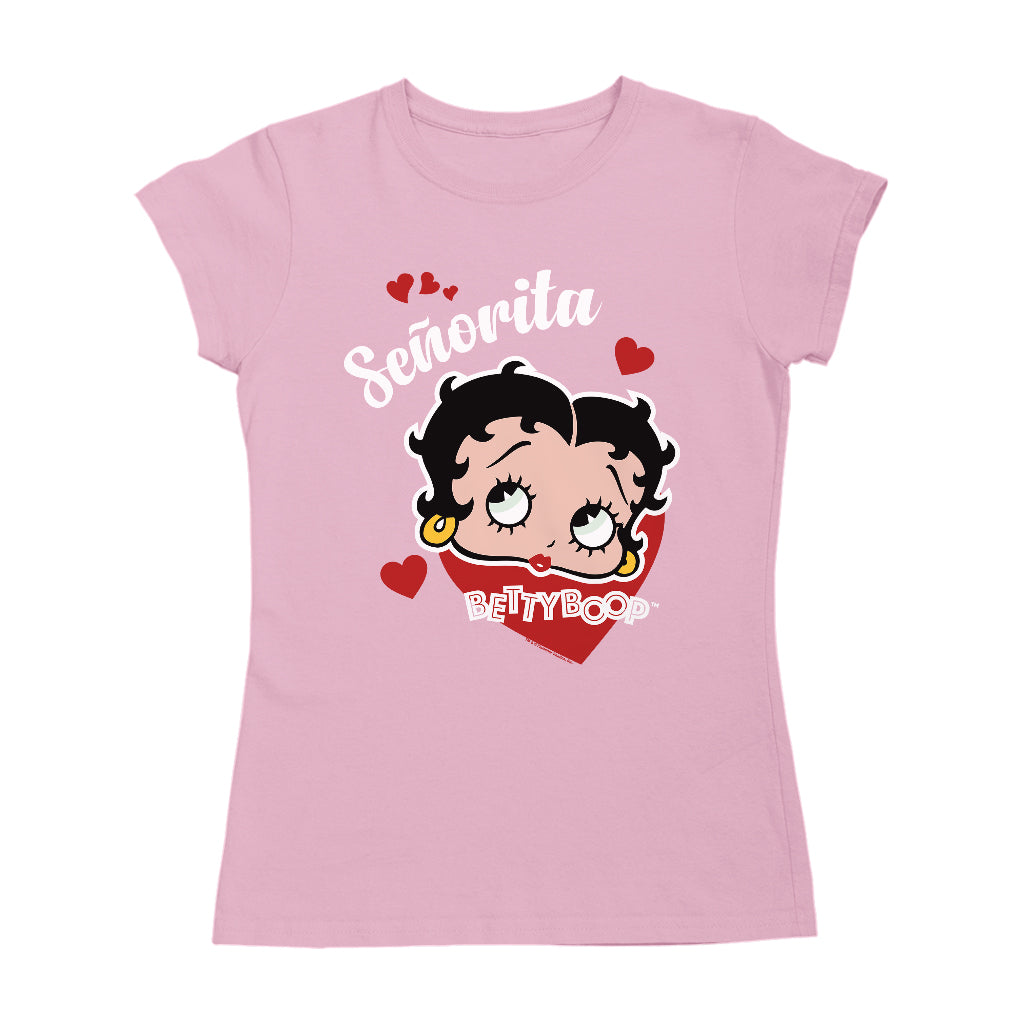 Betty Boop Senorita Hearts Women's T-Shirt