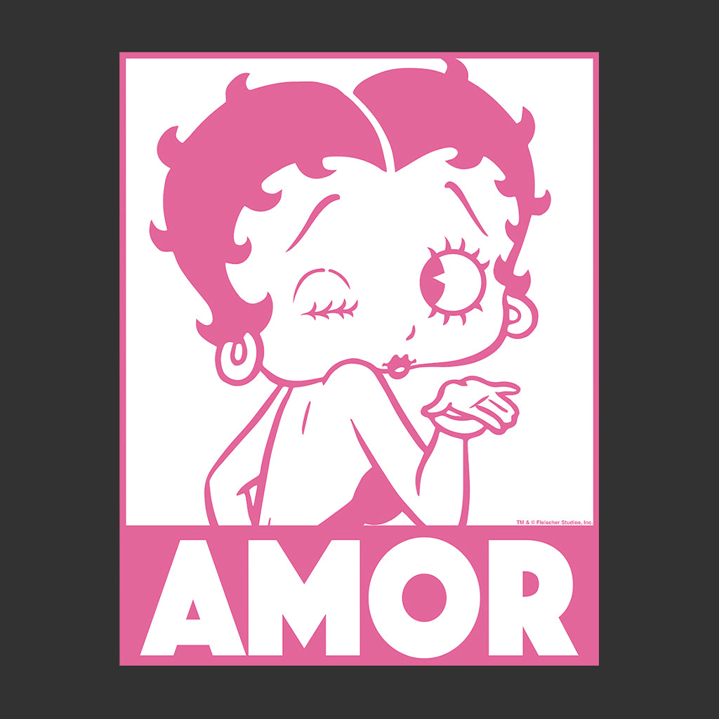 Betty Boop Amor Wink Kiss Kids T-Shirt