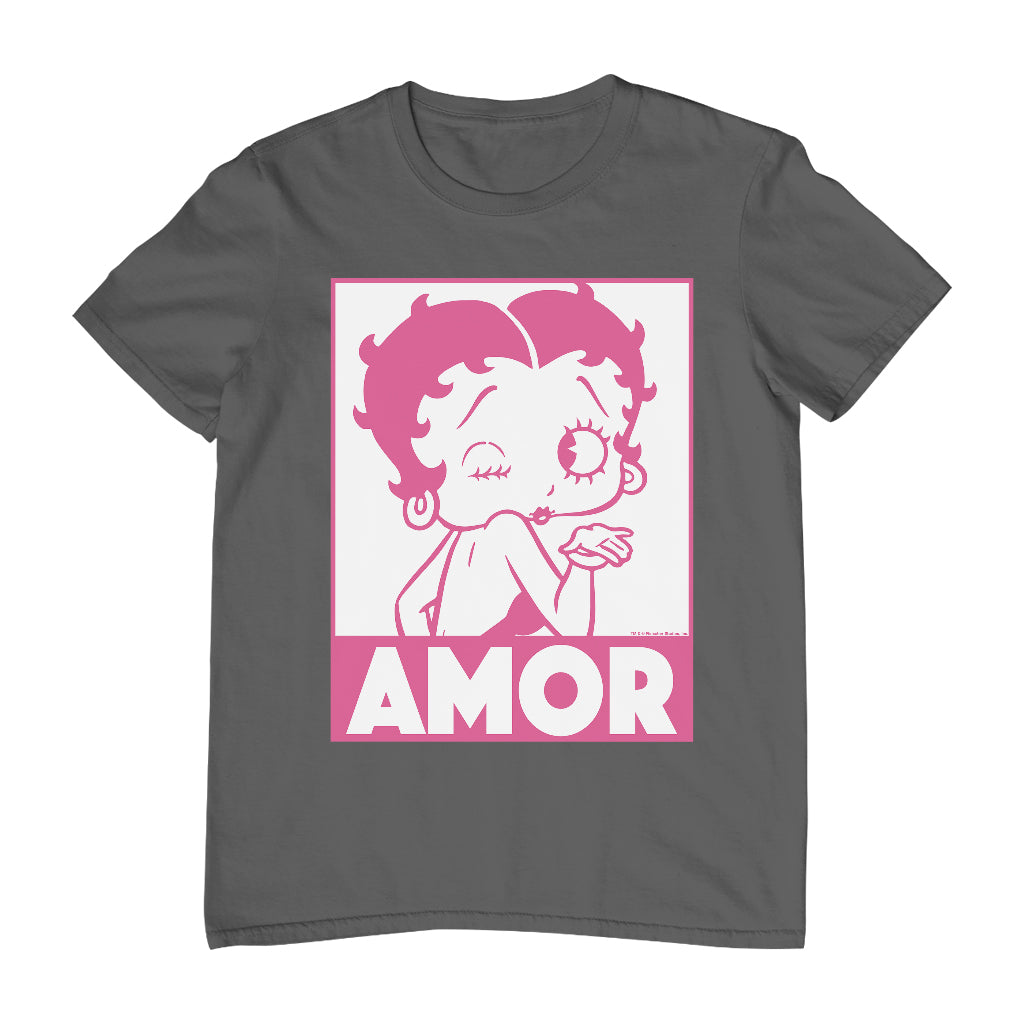 Betty Boop Amor Wink Kiss Men's T-Shirt