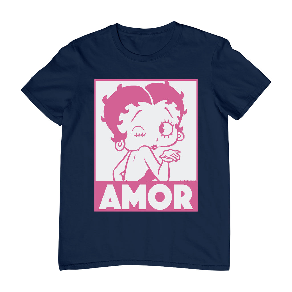 Betty Boop Amor Wink Kiss Men's T-Shirt