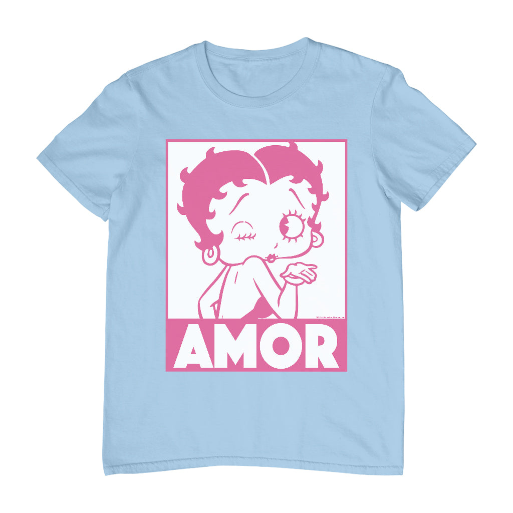 Betty Boop Amor Wink Kiss Men's T-Shirt