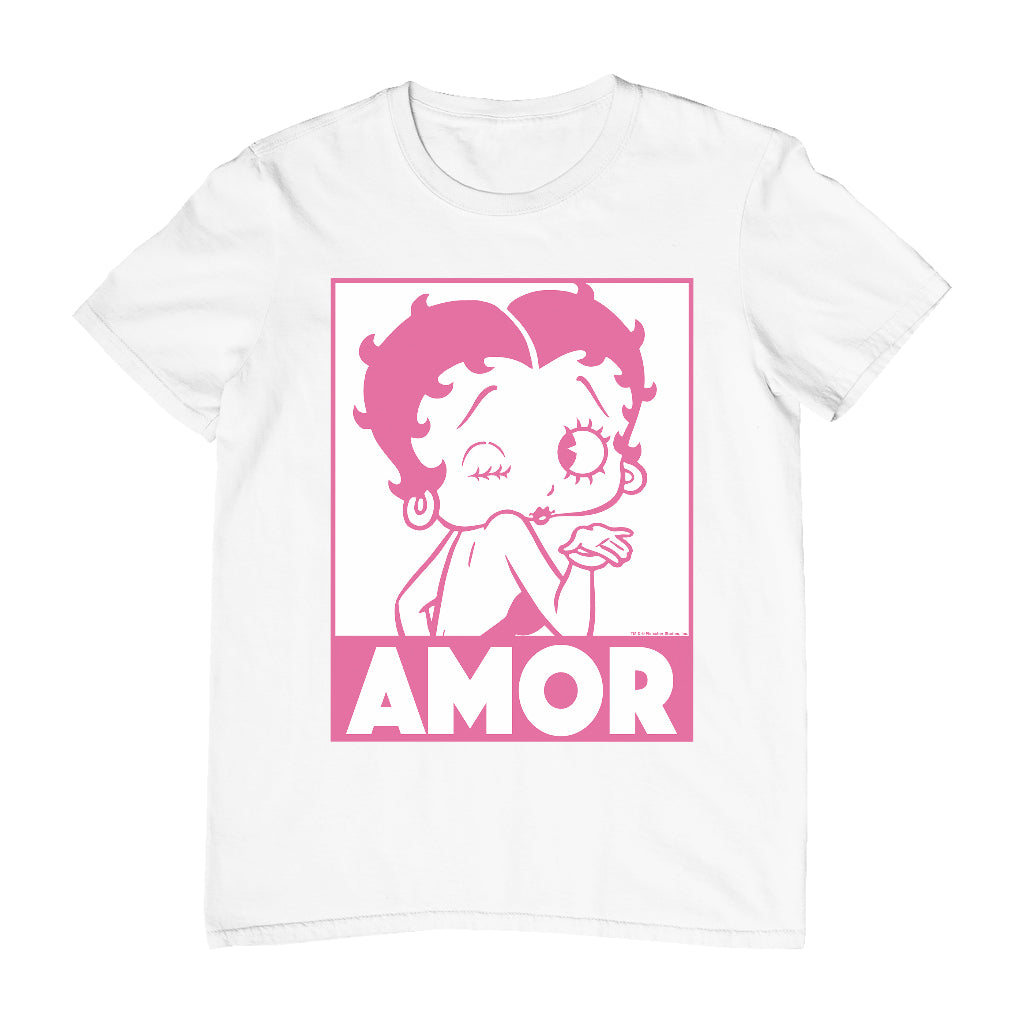 Betty Boop Amor Wink Kiss Men's T-Shirt