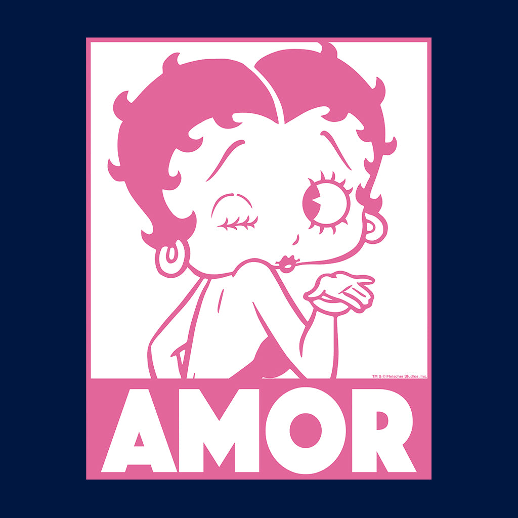 Betty Boop Amor Wink Kiss Women's Hooded Sweatshirt