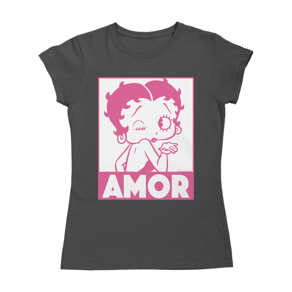 Betty Boop Amor Wink Kiss Women's T-Shirt