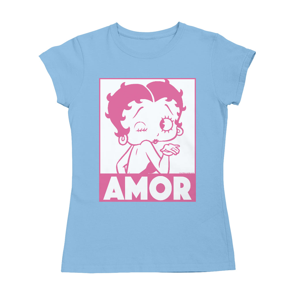 Betty Boop Amor Wink Kiss Women's T-Shirt