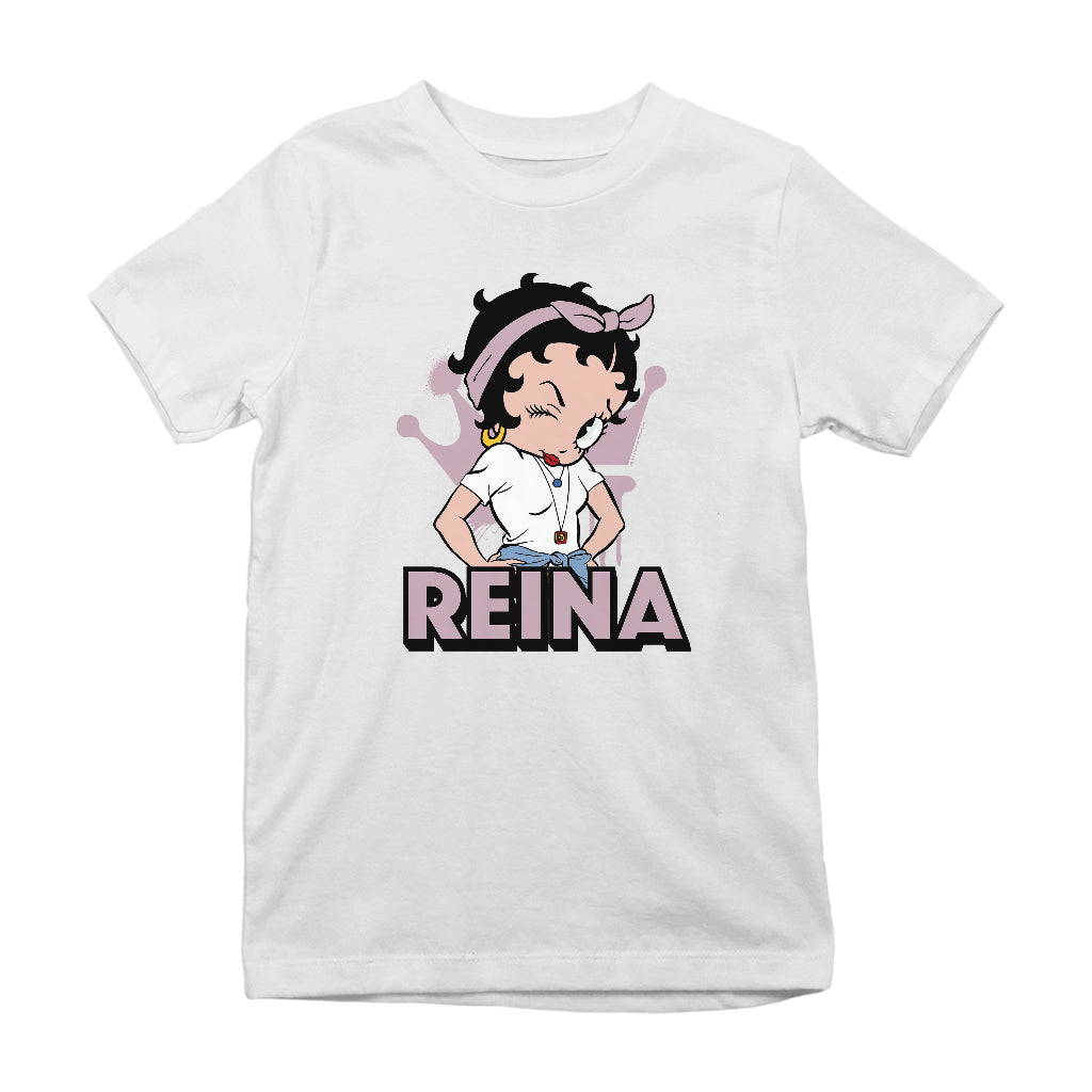 Betty Boop Reina Hair Tie Kids T-Shirt