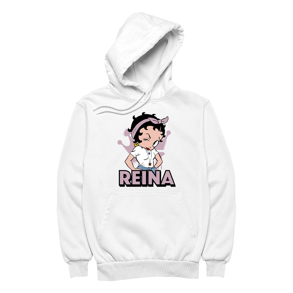 Betty Boop Reina Hair Tie Men's Hooded Sweatshirt