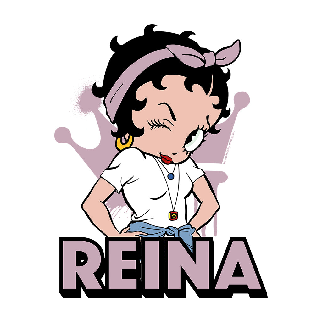Betty Boop Reina Hair Tie Kids Hooded Sweatshirt