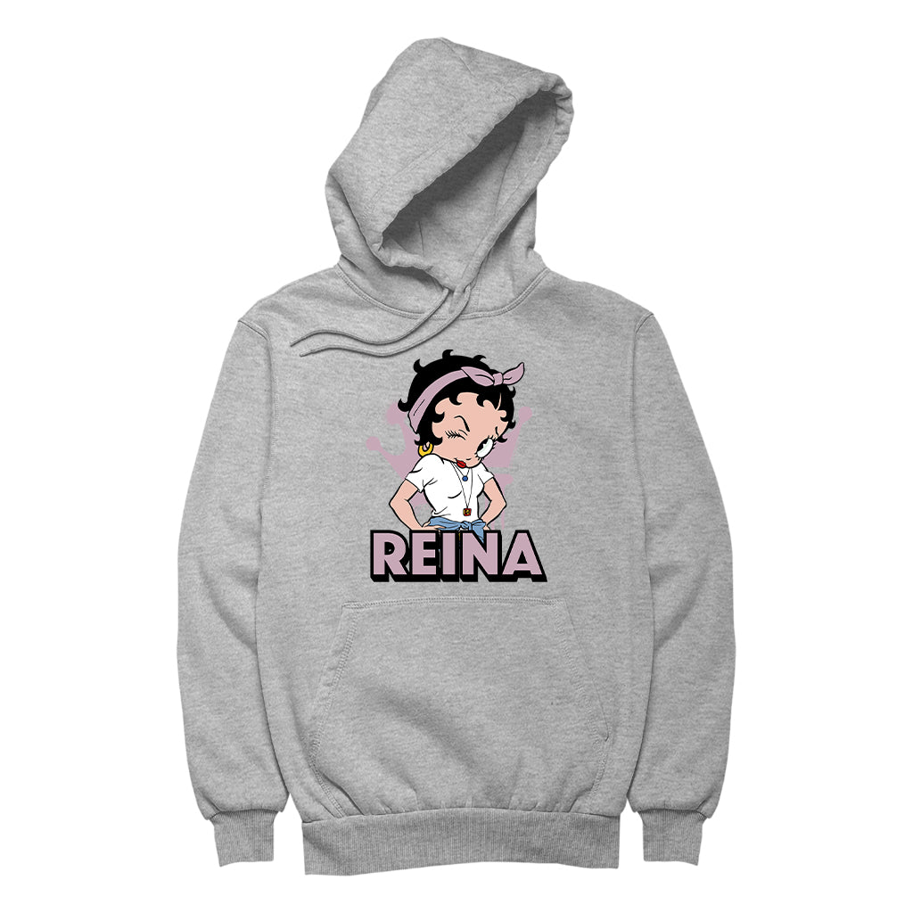 Betty Boop Reina Hair Tie Women's Hooded Sweatshirt