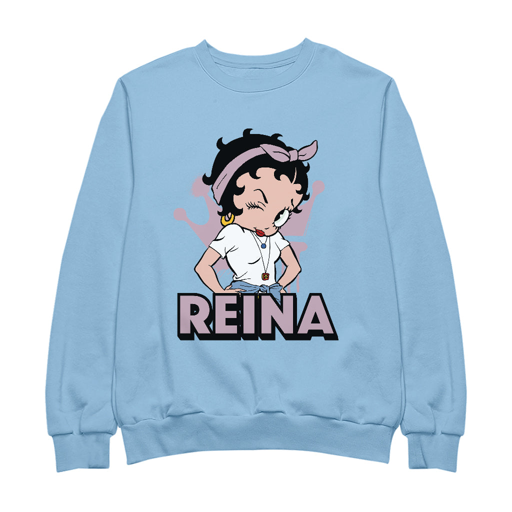 Betty Boop Reina Hair Tie Women's Sweatshirt