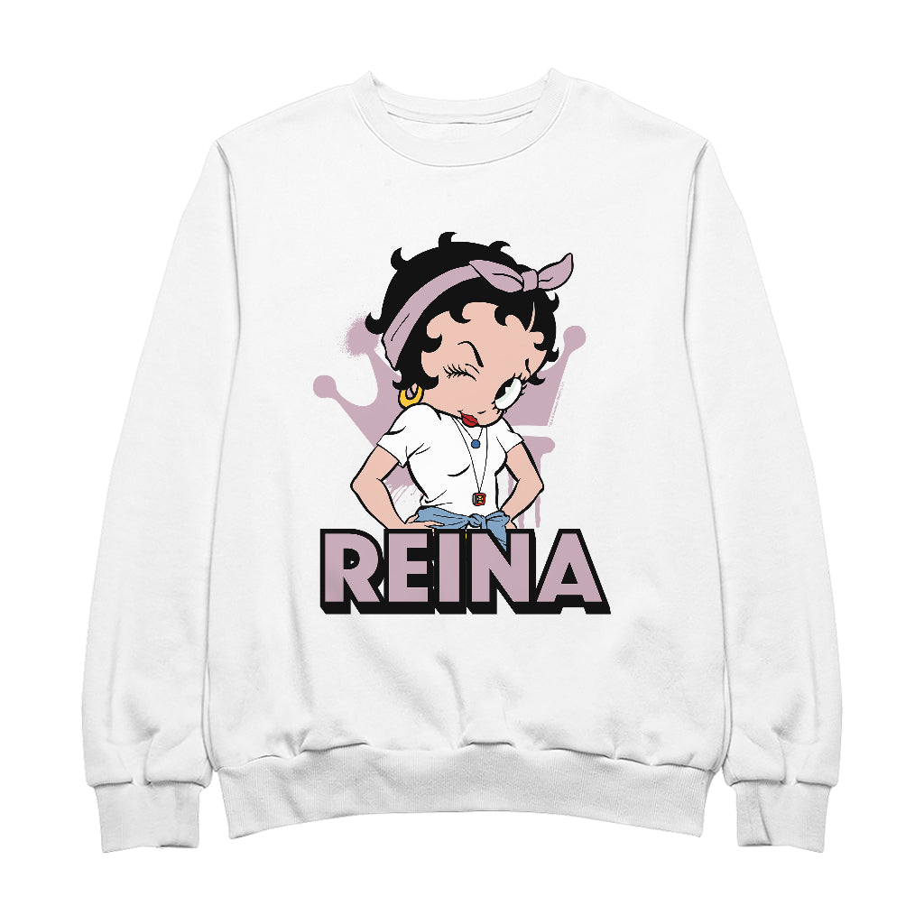 Betty Boop Reina Hair Tie Women's Sweatshirt