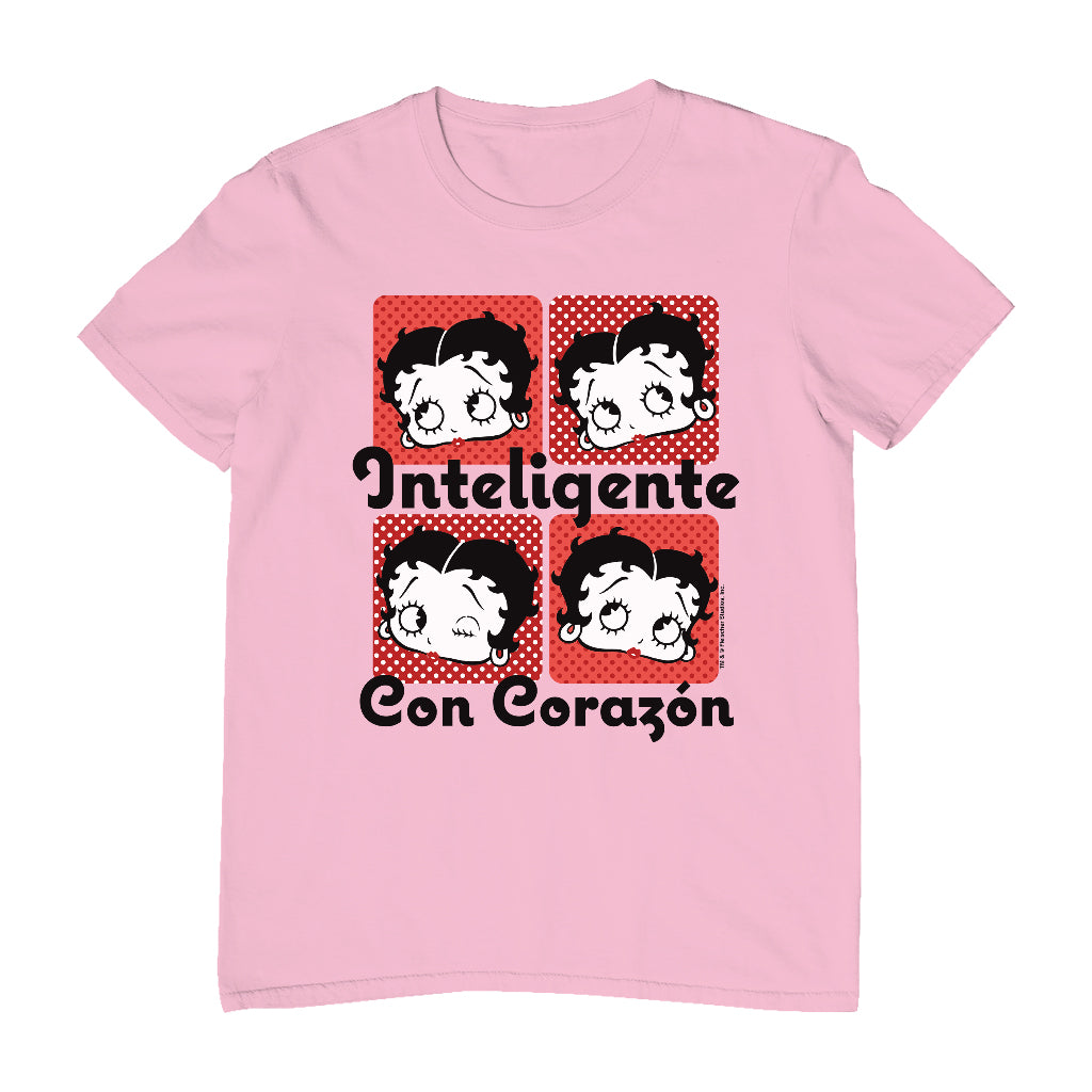 Betty Boop Inteligente Con Corazon Men's T-Shirt
