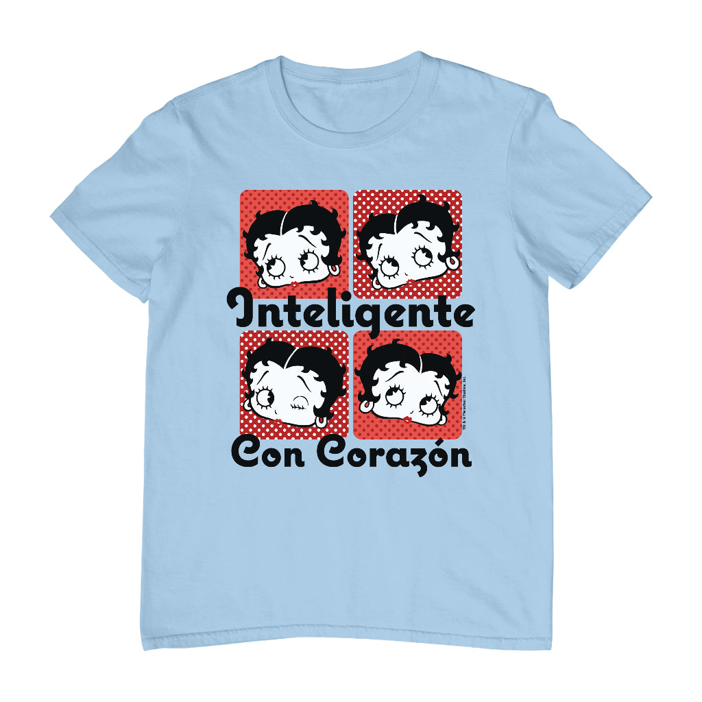 Betty Boop Inteligente Con Corazon Men's T-Shirt
