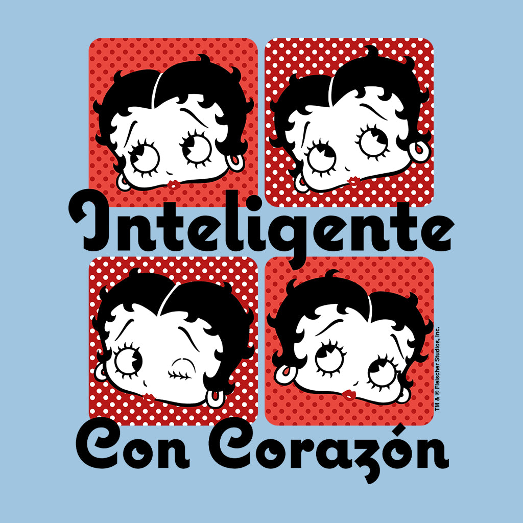 Betty Boop Inteligente Con Corazon Kids T-Shirt