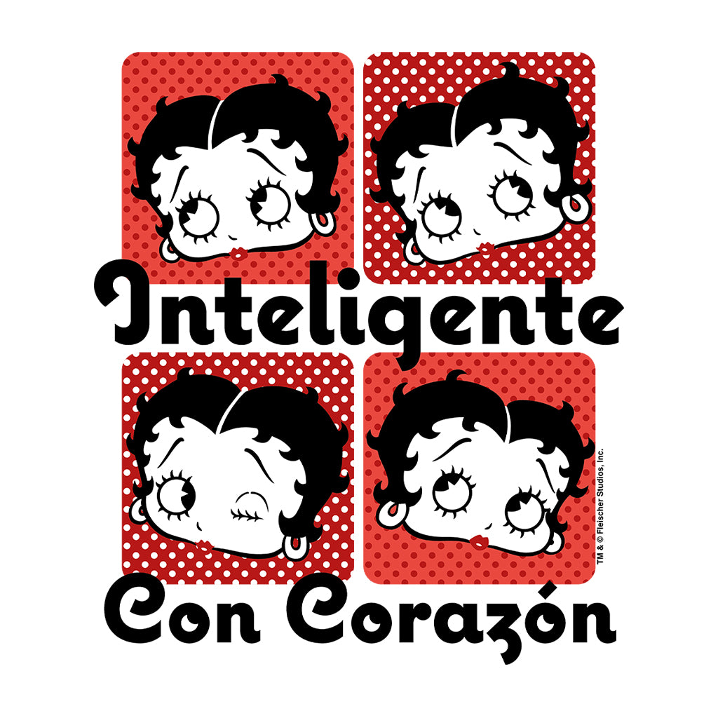 Betty Boop Inteligente Con Corazon Kids Sweatshirt