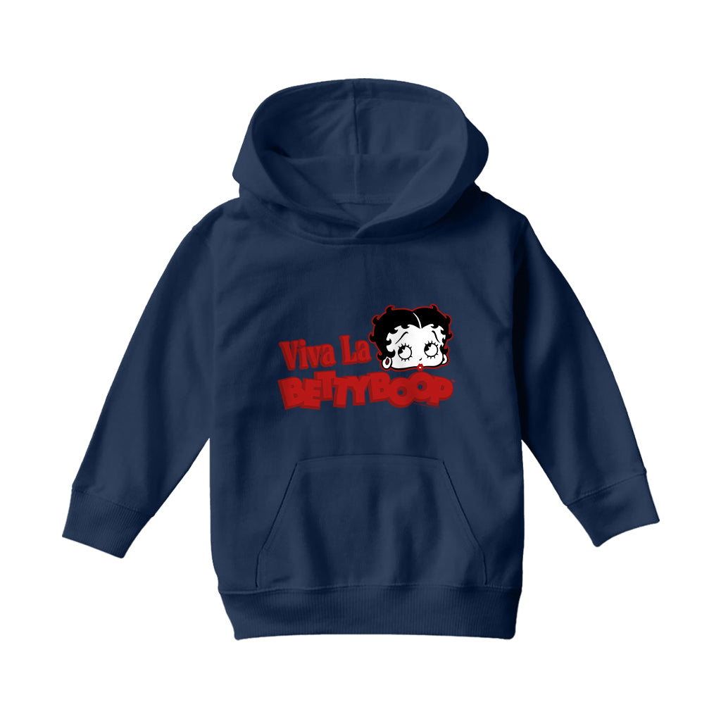 Betty Boop Viva La Betty Boop Kids Hooded Sweatshirt