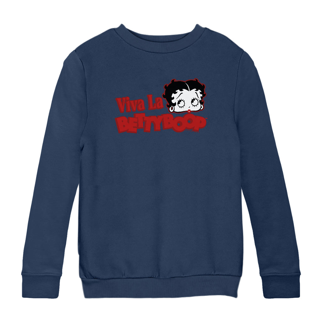 Betty Boop Viva La Betty Boop Kids Sweatshirt