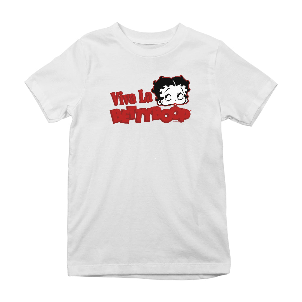 Betty Boop Viva La Betty Boop Kids T-Shirt