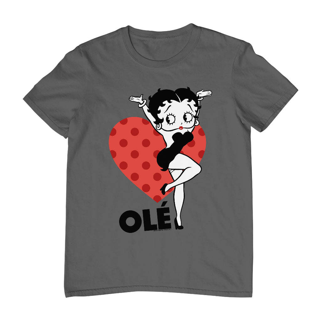 Betty Boop Ole Heart Pose Men's T-Shirt