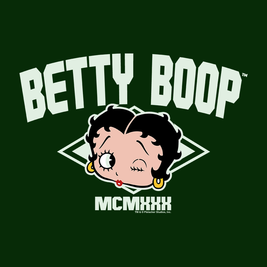 Betty Boop MCMXXX Varsity Style Men's Sweatshirt