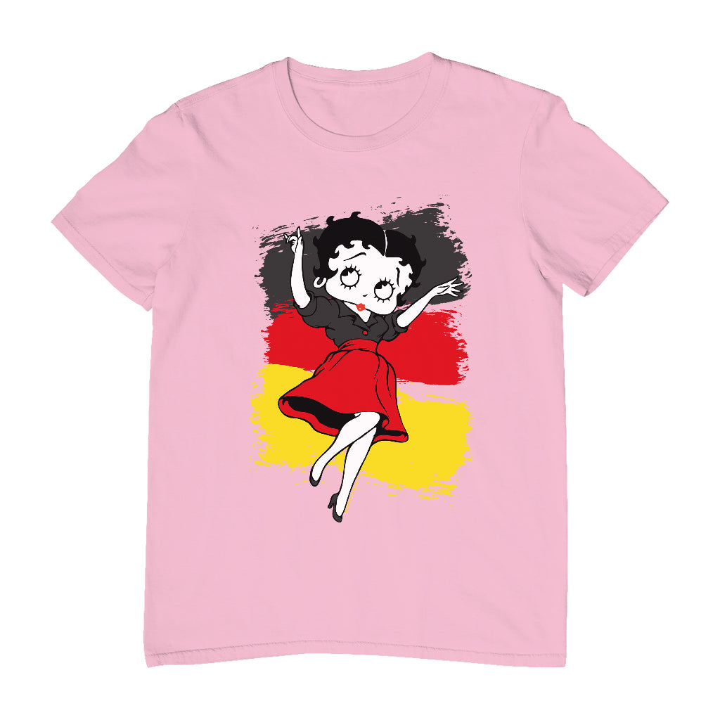 Betty Boop Germany Flag Dress Men's T-Shirt