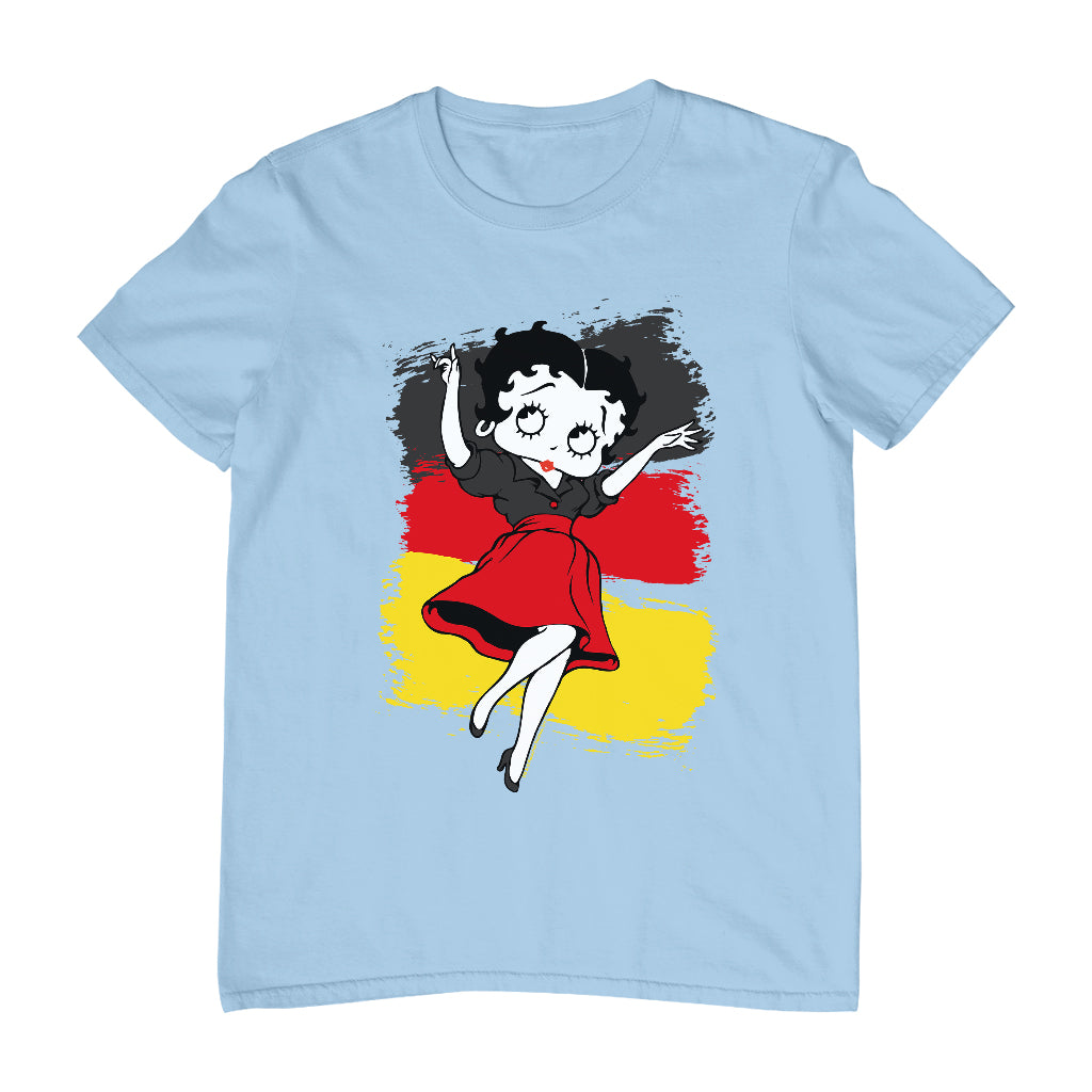 Betty Boop Germany Flag Dress Men's T-Shirt