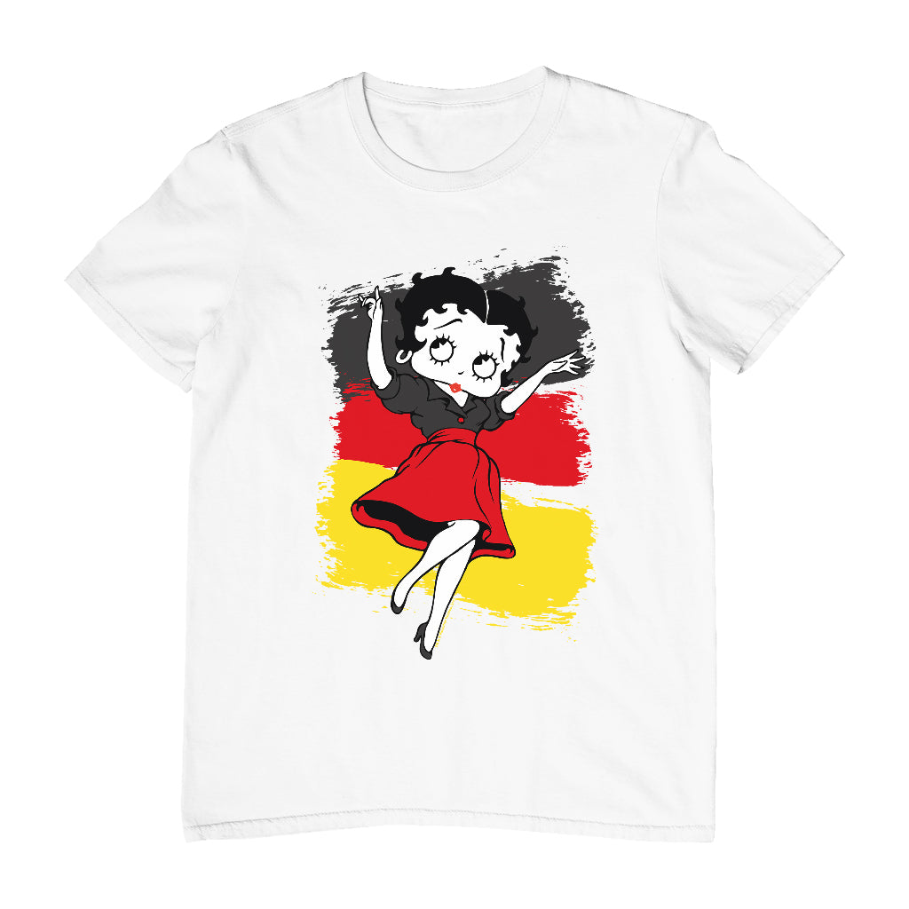 Betty Boop Germany Flag Dress Men's T-Shirt