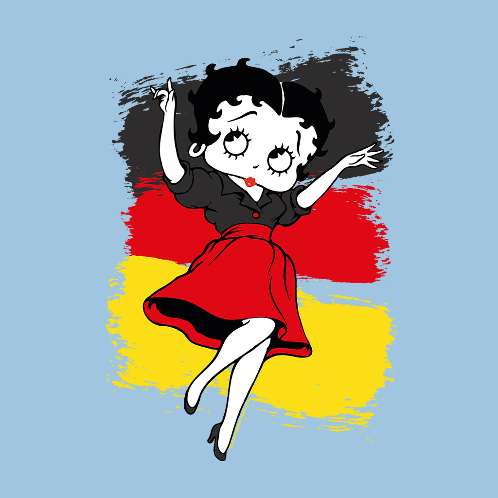 Betty Boop Germany Flag Dress Men's Sweatshirt