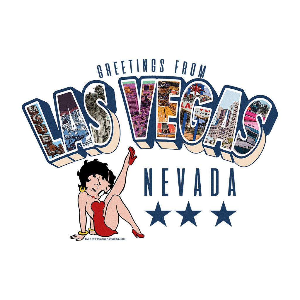 Betty Boop Las Vegas Nevada Men's Hooded Sweatshirt