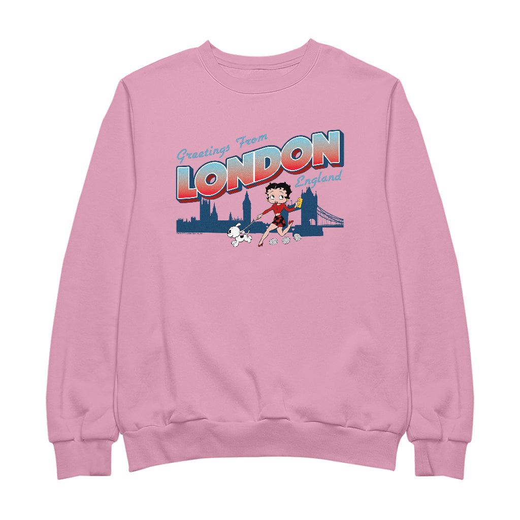 Betty Boop London England Men's Sweatshirt