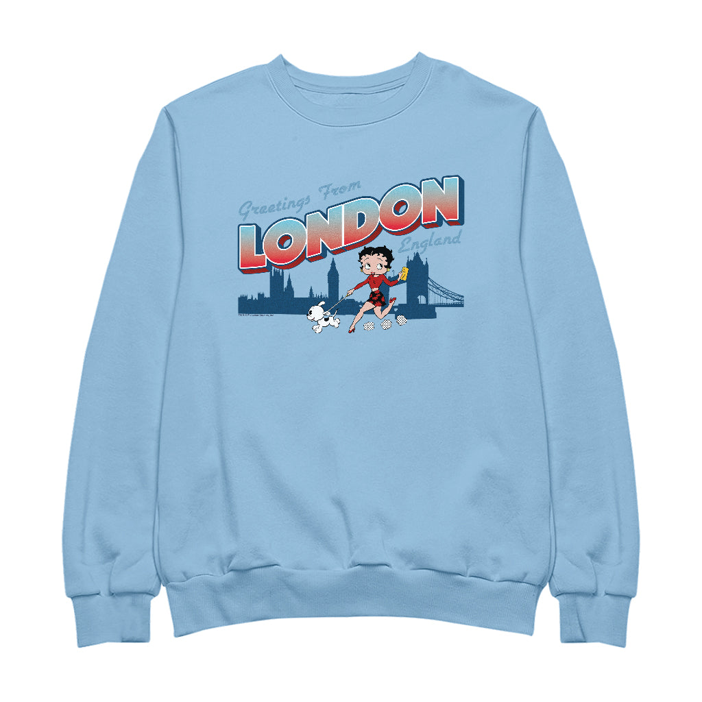 Betty Boop London England Men's Sweatshirt