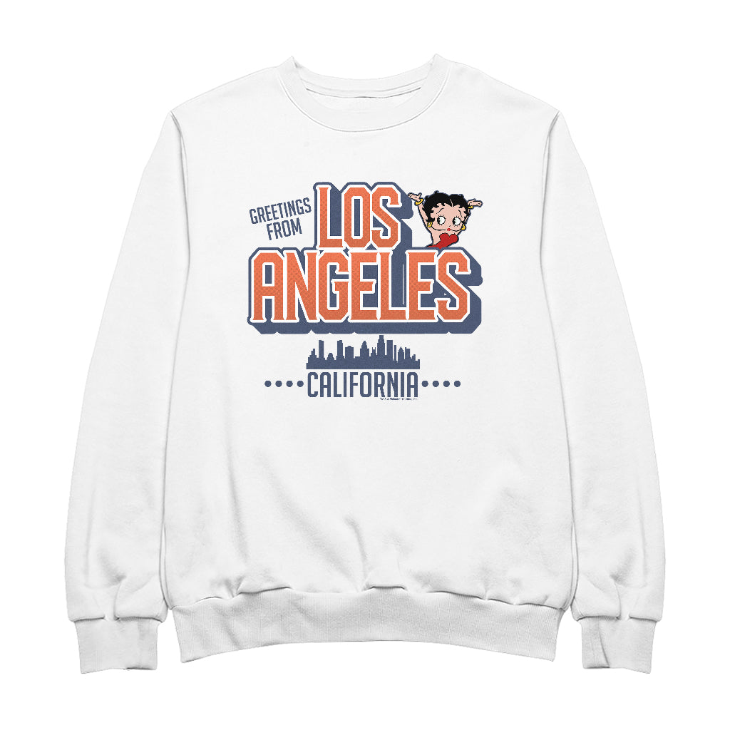 Betty Boop Los Angeles California Men's Sweatshirt