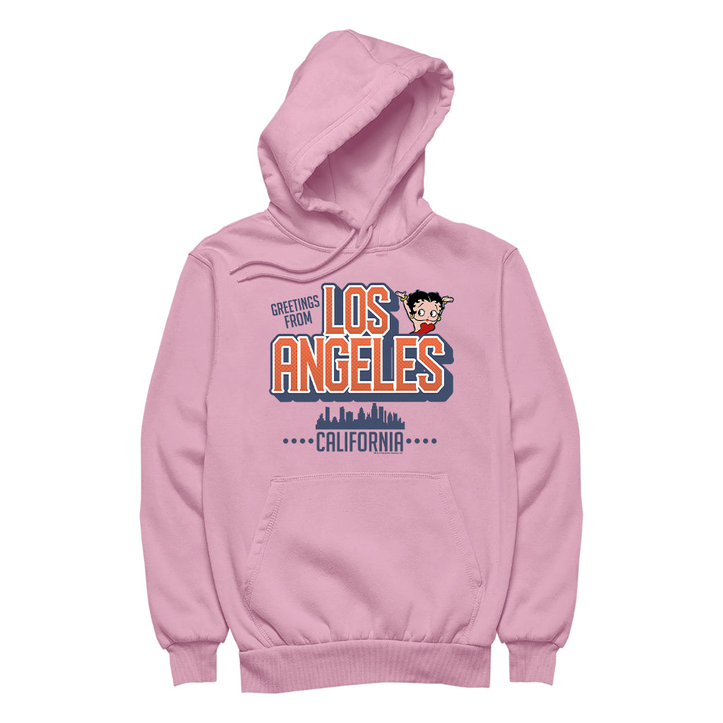 Betty Boop Los Angeles California Women's Hooded Sweatshirt