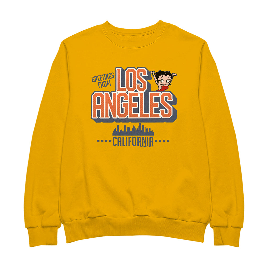 Betty Boop Los Angeles California Women's Sweatshirt