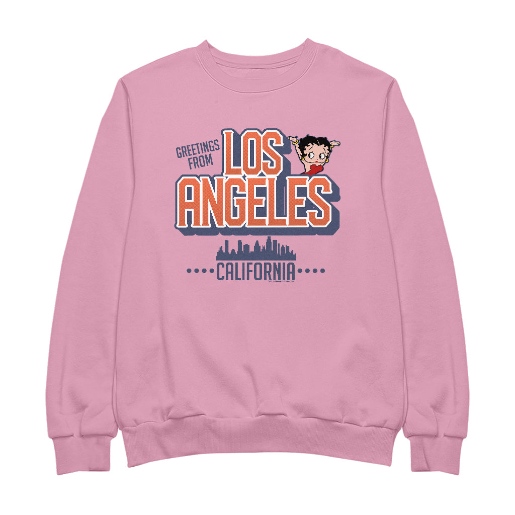 Betty Boop Los Angeles California Women's Sweatshirt