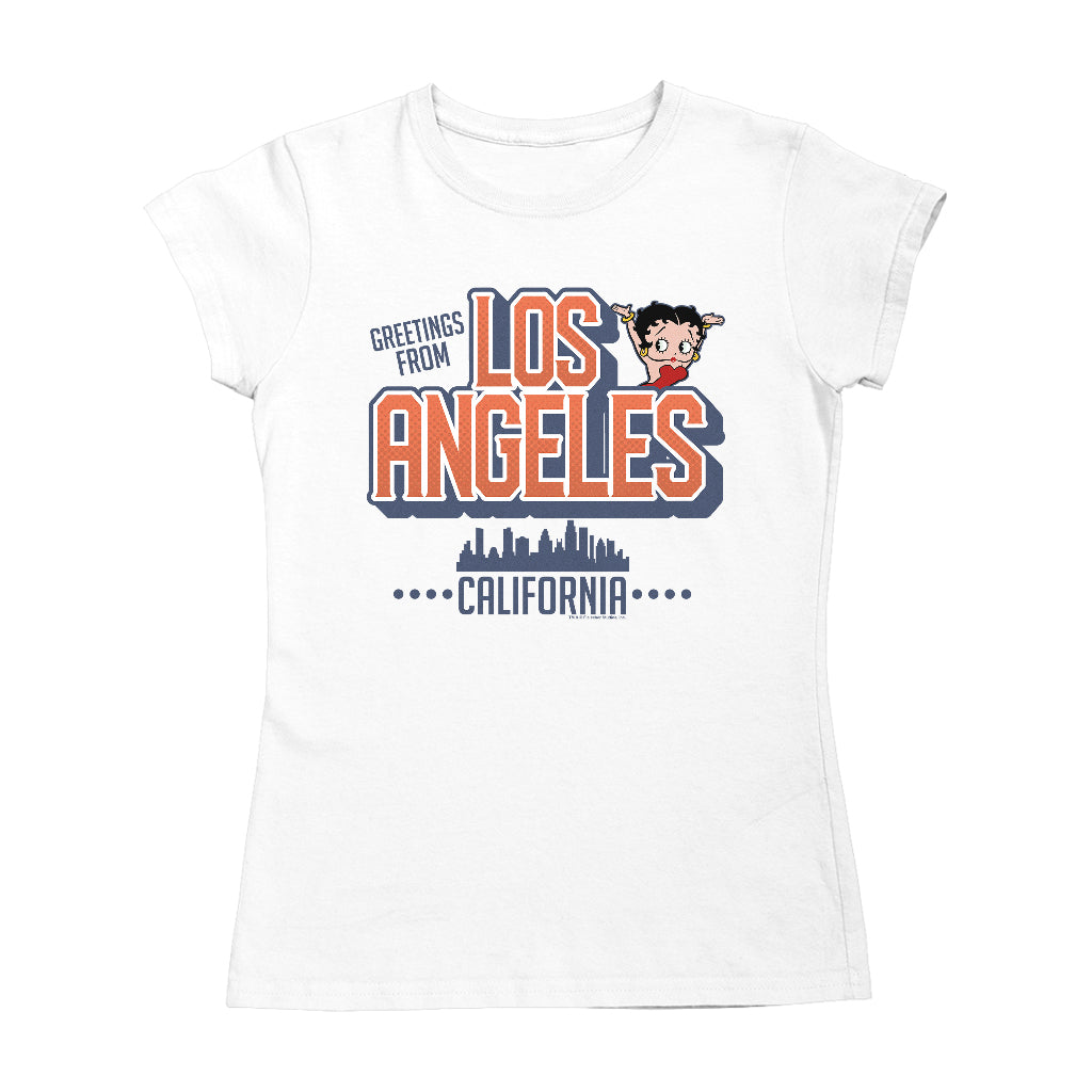 Betty Boop Los Angeles California Women's T-Shirt